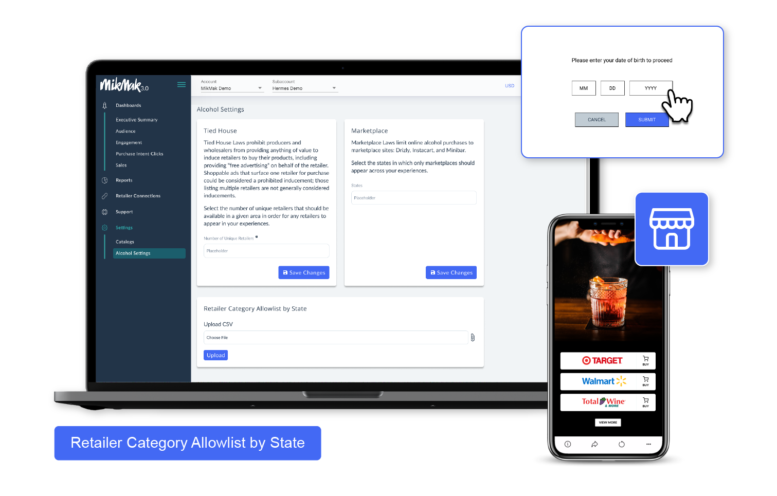 Automatically Adhere to All State and Countrywide Regulations With Industry-Leading Commerce Compliance Controls